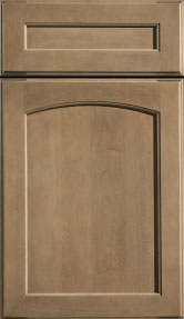 Arched kitchen cabinet door